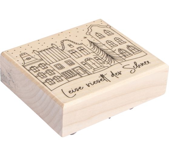 BUTTERER Stempel "Leise rieselt der Schnee"