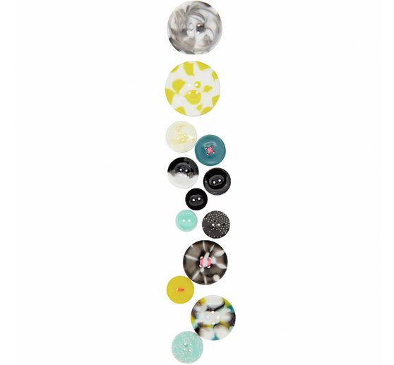 Silikonform f&uuml;r Schmuck "Kn&ouml;pfe"