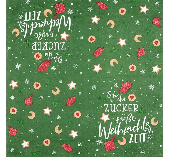 Serviette "Zuckers&uuml;&szlig;e Zeit"