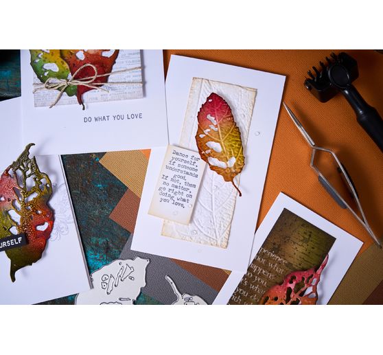 Sizzix Thinlits Stanzschablone "Leaf Fragments by Tim Holtz"