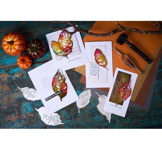 Sizzix Thinlits Stanzschablone "Leaf Fragments by Tim Holtz"