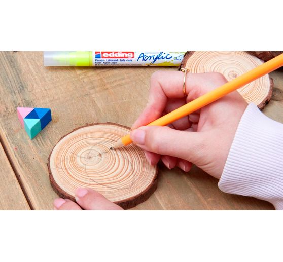 edding 5100 Acrylic "Acrylic marker - Pastel", Medium, set of 5
