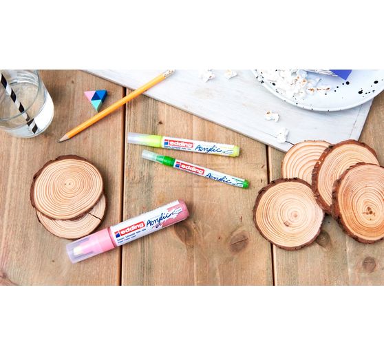 edding 5100 Acrylic "Acrylic marker - Pastel", Medium, set of 5