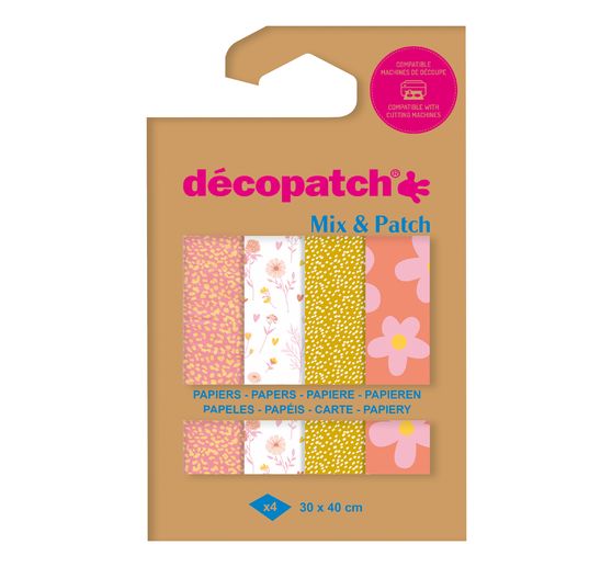 D&eacute;copatch Pocket Hot-Foil Collection Mix and Patch "Sunny Flowers"
