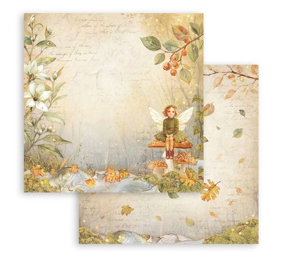 Scrapbook-Block "Whispering Woods"