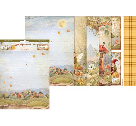Motif straw silk assortment "Whispering Woods"