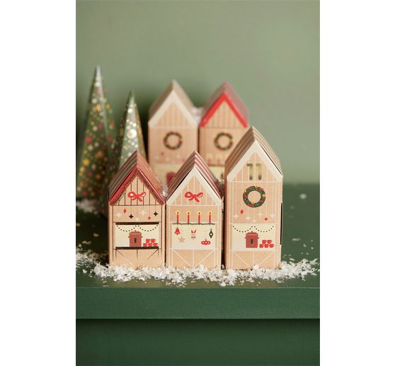 Adventskalender Bastelset "Weihnachtsmarkt"