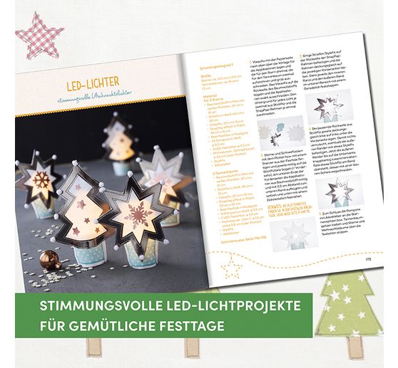 Buch "Die sch&ouml;nsten N&auml;hideen f&uuml;r die Weihnachtszeit"