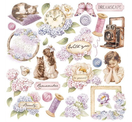 Rub On assortment "Quiet Days"