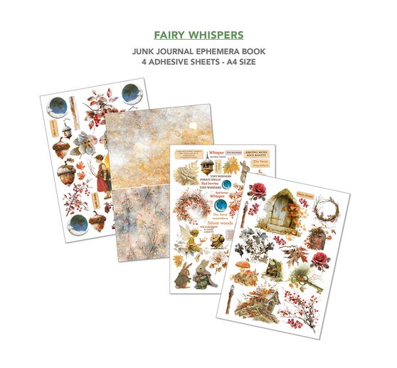 Junk Journal & Ephemera Book "Fairy Whisper"