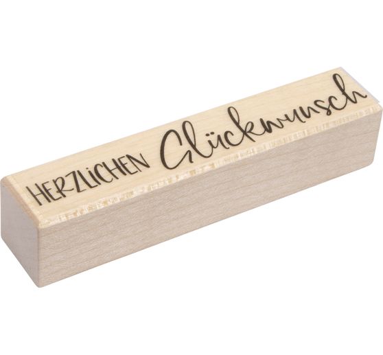 BUTTERER stamp "Herzlichen Gl&uuml;ckwunsch"