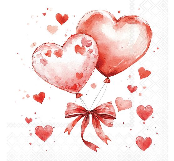 Napkin "Balloon Hearts"