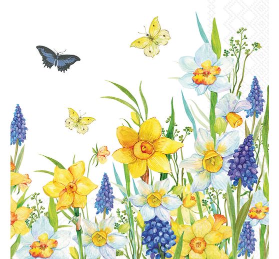 Napkin "Narcis and Muscari"