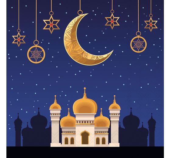 Serviette "Mosque by Night"