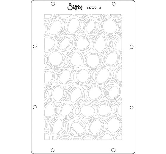 Sizzix Stencil Set "Backgrounds"