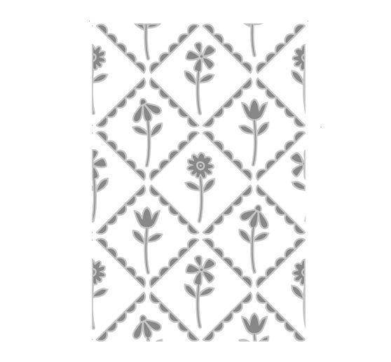 Sizzix Multi-Level-Pr&auml;geschablone "Framed Florals"