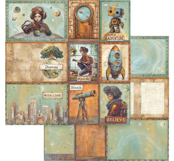 Scrapbook-Block "A New Beginning"