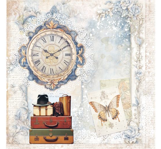 Scrapbook paper "Eastern Journey"