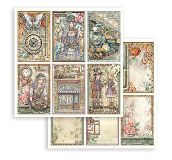 Scrapbook-Block "Gardens of Time"