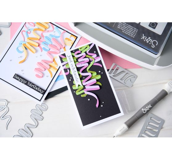 Sizzix Thinlits Stanzschablone "Celebration Streamers by Tim Holtz"