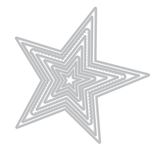 Sizzix Framelits Stanzschablone "Stars"