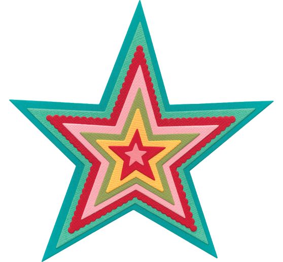 Sizzix Framelits Stanzschablone "Stars"