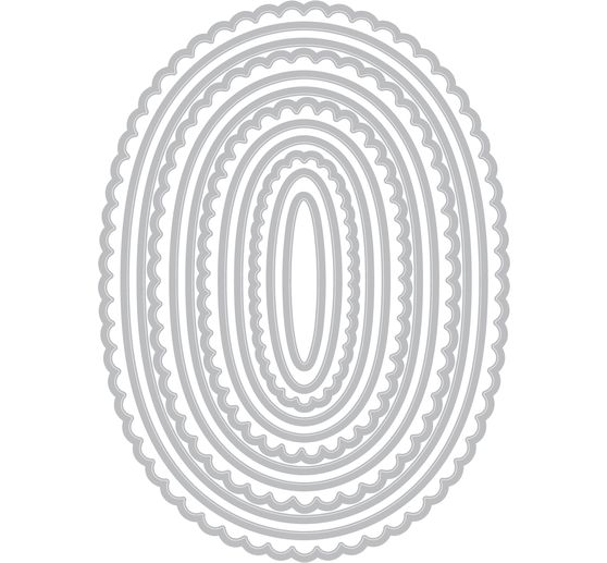 Sizzix Framelits Stanzschablone "Fancy Ovals"