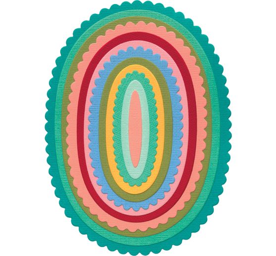 Sizzix Framelits Stanzschablone "Fancy Ovals"