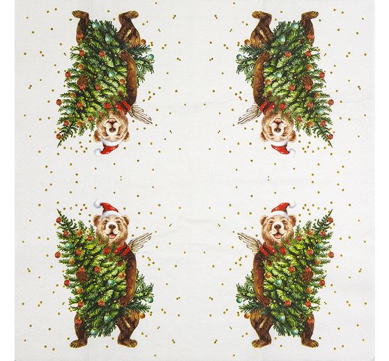 Serviette "Beary Christmas"