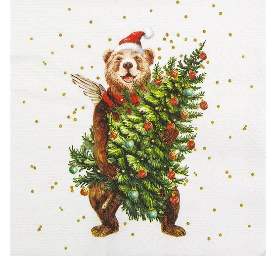 Serviette "Beary Christmas"