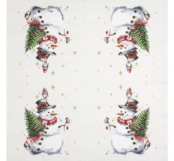 Serviette "Cute Snowman"