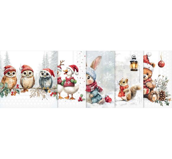 VBS Servietten-Set "Christmas Buddies"