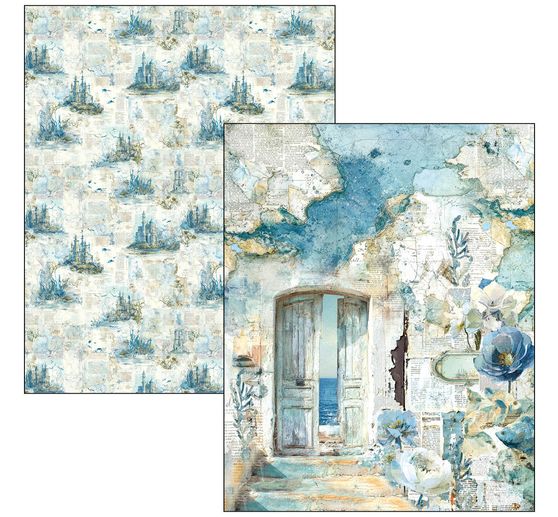 Ciao Bella Mixed Media Book "Edge of the Ocean"