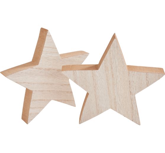 VBS Holz-Stern, 2 St&uuml;ck