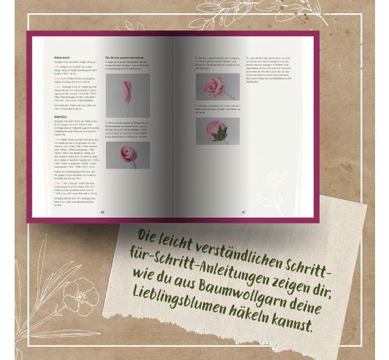 Buch "Romantische Blumen h&auml;keln"