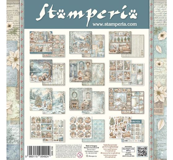 Stamperia Scrapbook-Block "White Christmas"