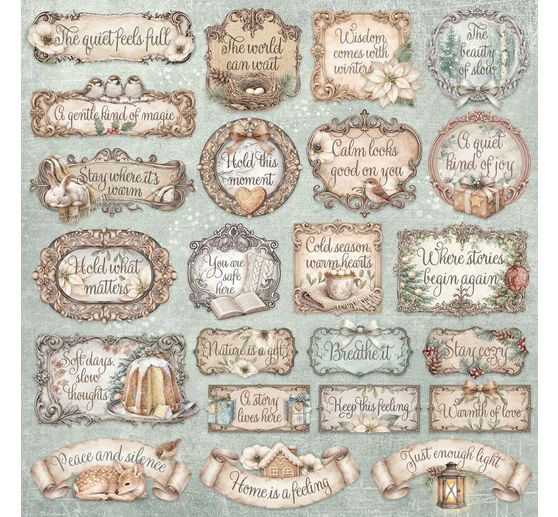 Stamperia Scrapbook-Block "White Christmas"