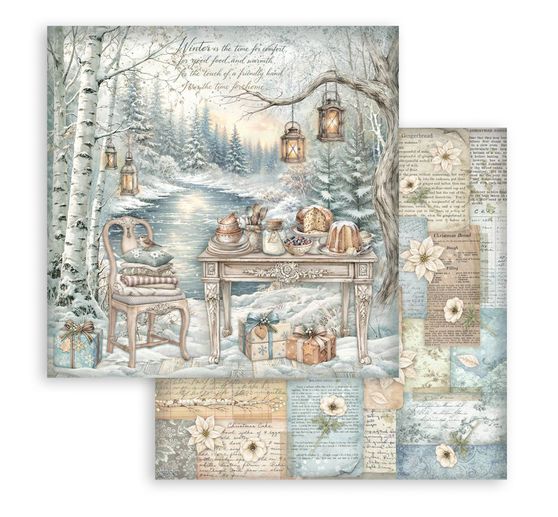 Stamperia Scrapbook-Block "White Christmas"