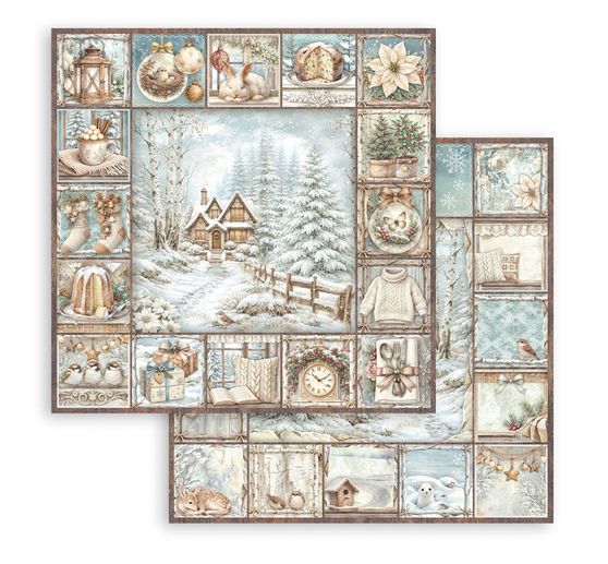 Stamperia Scrapbook-Block "White Christmas"