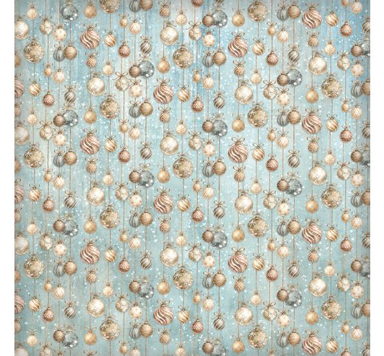 Stamperia Scrapbook-Block "White Christmas Backgrounds"