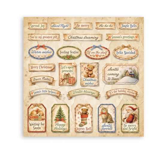 Stamperia Scrapbook block "Silent Night"