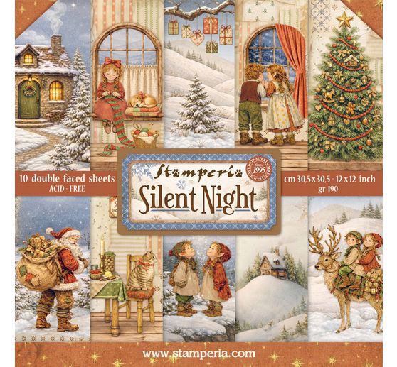 Stamperia Scrapbook block "Silent Night"