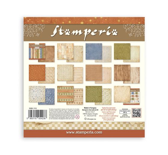 Stamperia Scrapbook-Block "Silent Night Backgrounds"