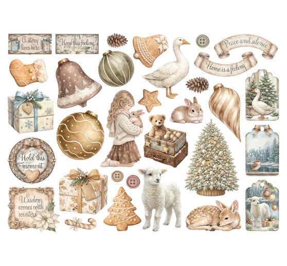 Stamperia Stanzmotive "White Christmas"