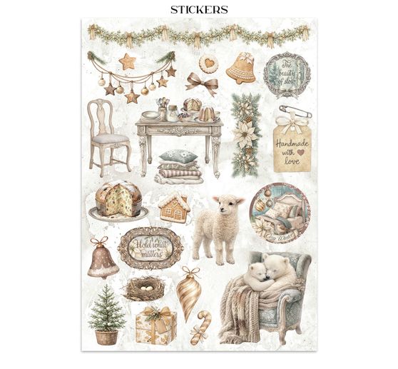 Stamperia Junk Journal Book "White Christmas"