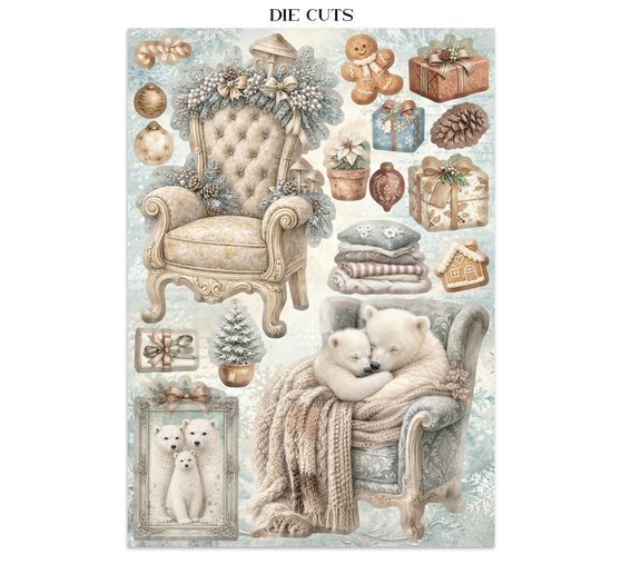 Stamperia Junk Journal Book "White Christmas"