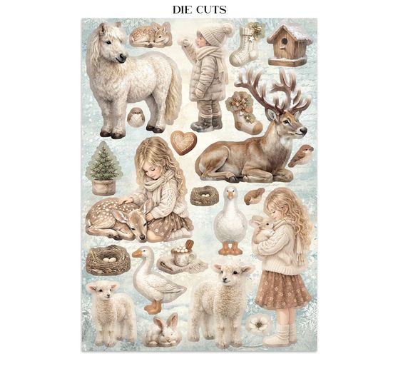 Stamperia Junk Journal Book "White Christmas"