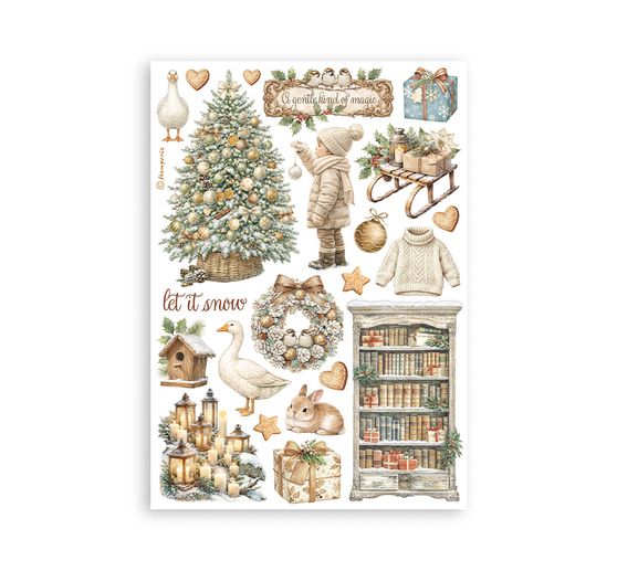Stamperia Washi Pad "White Christmas"