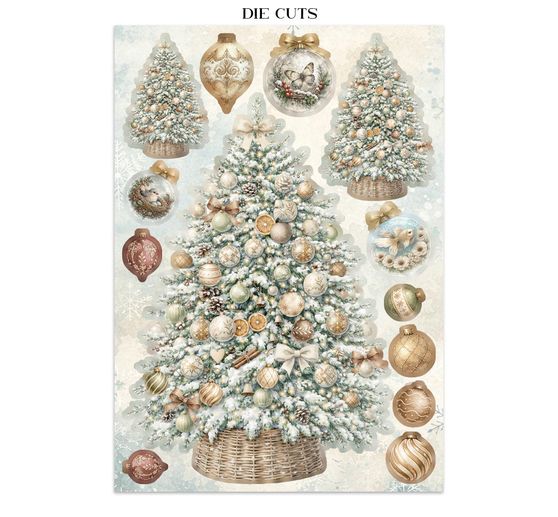 Stamperia A5 Junk Journal Focus Points "White Christmas"
