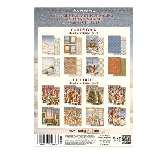 Stamperia A5 Junk Journal Focus Points "Silent Night"